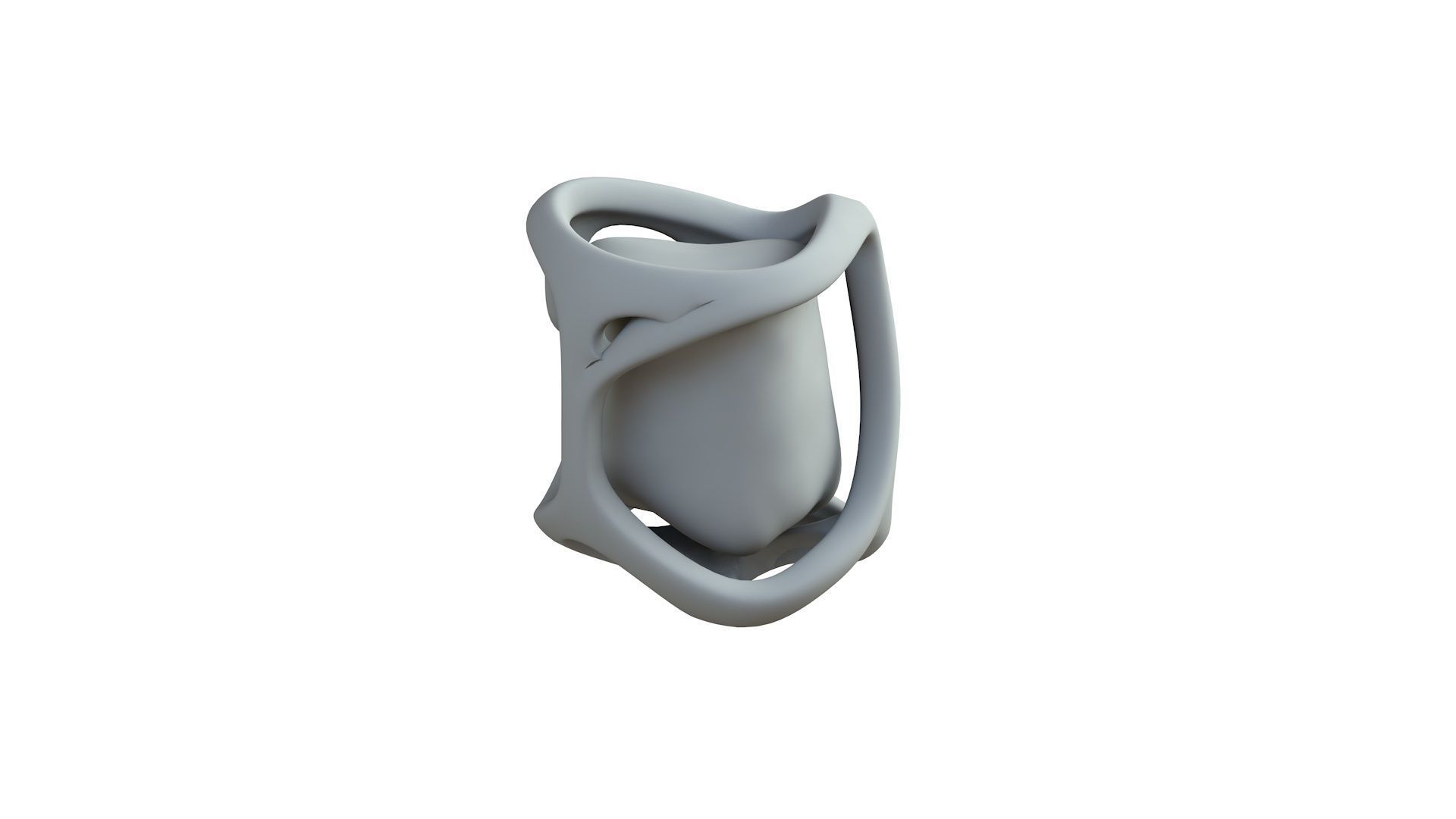 SciFi Shape Object Low Poly Low-poly 3D model_7