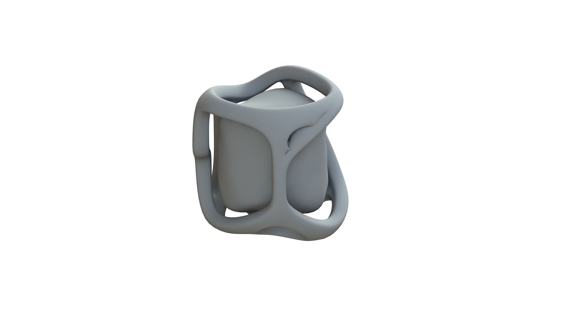 SciFi Shape Object Low Poly Low-poly 3D model_10