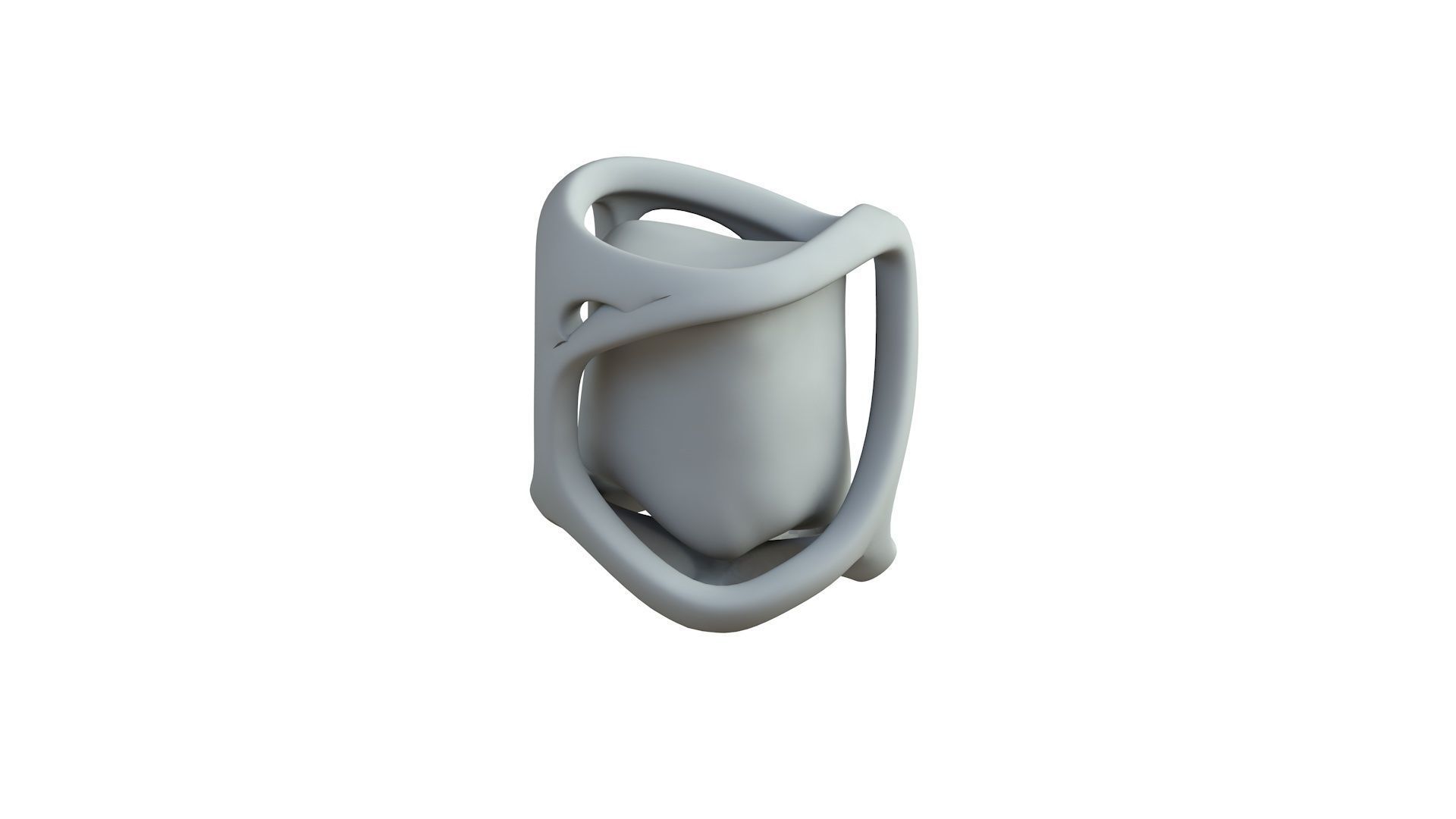 SciFi Shape Object Low Poly Low-poly 3D model_6