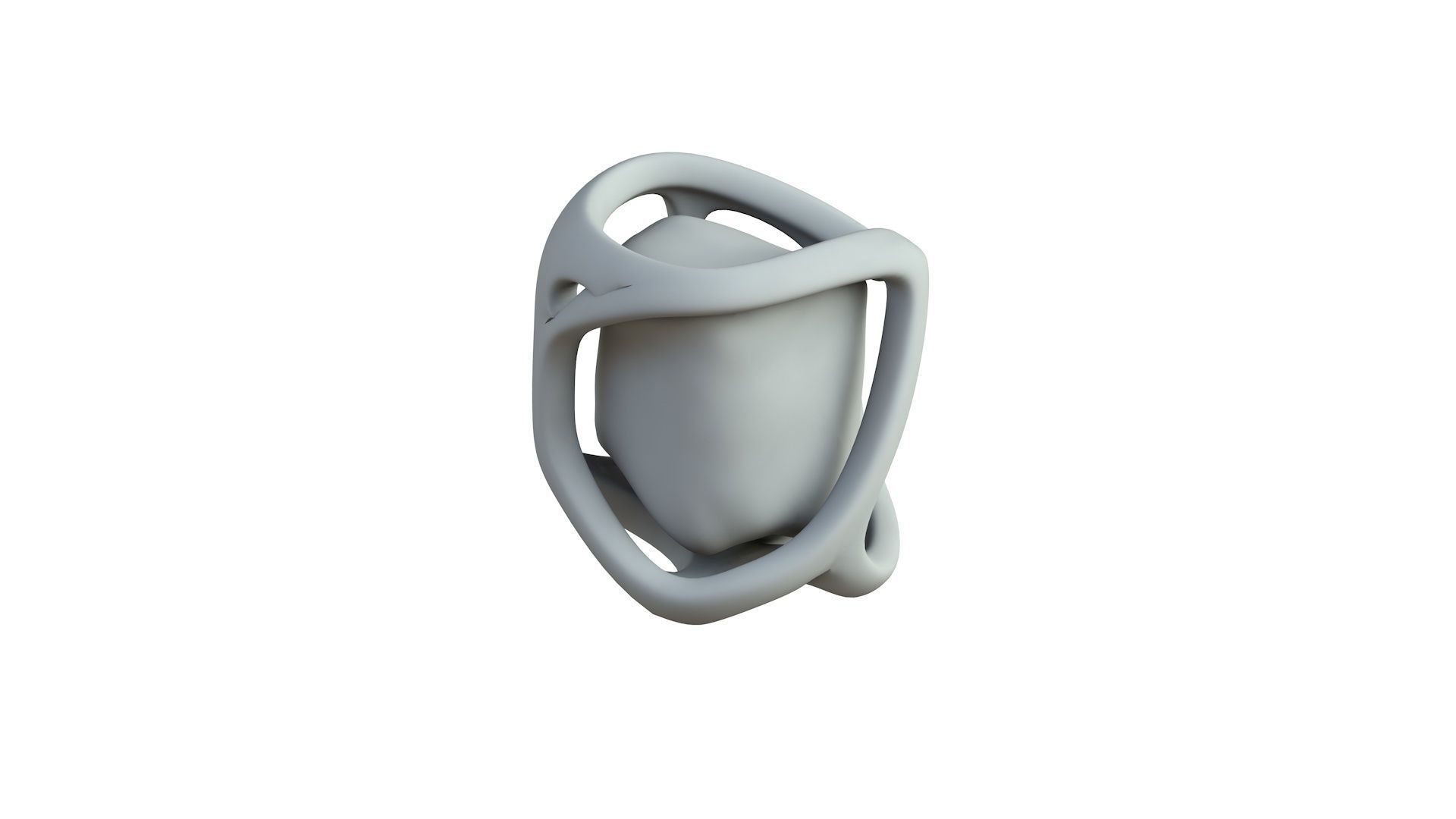 SciFi Shape Object Low Poly Low-poly 3D model_5