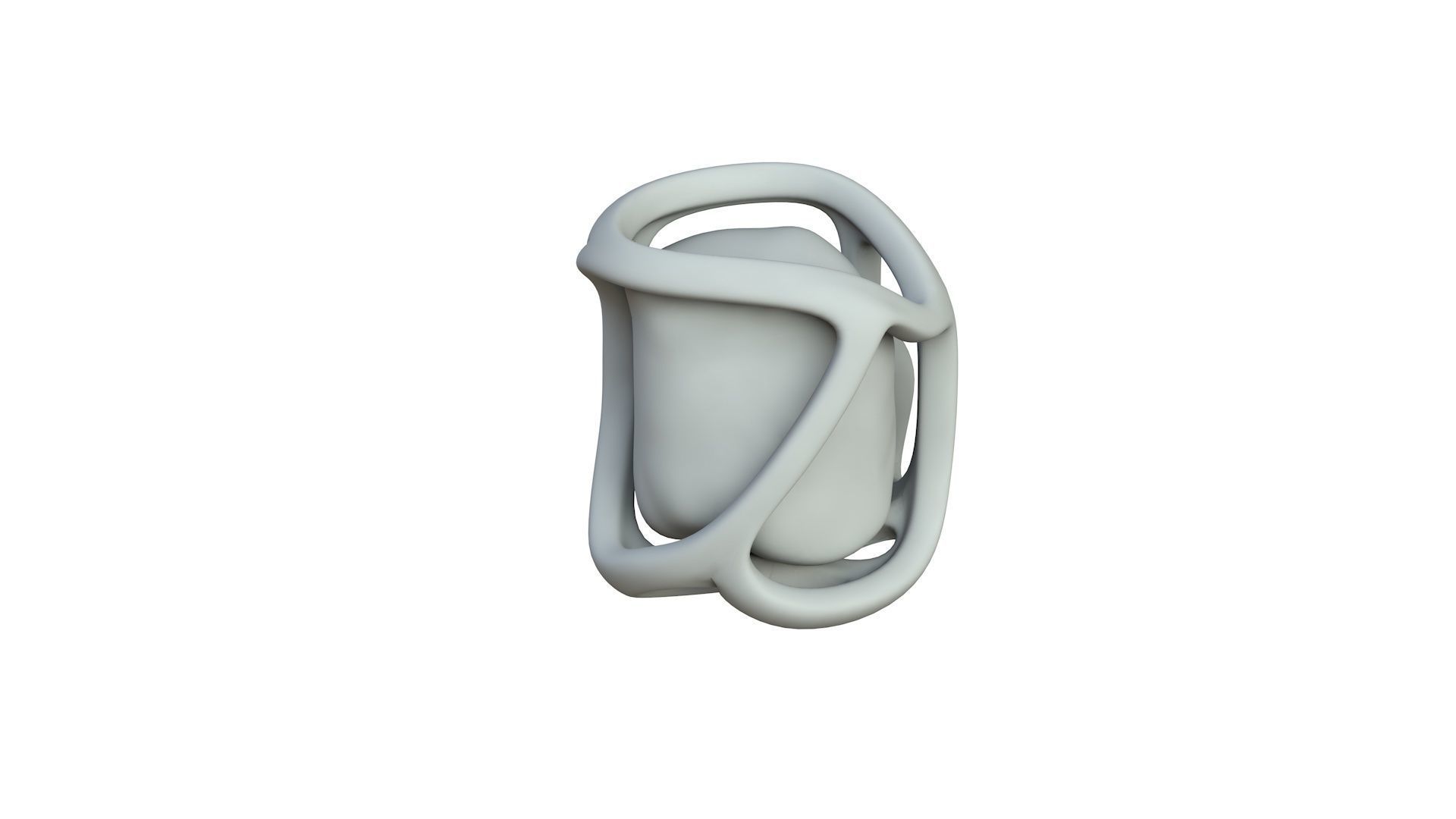 SciFi Shape Object Low Poly Low-poly 3D model_3