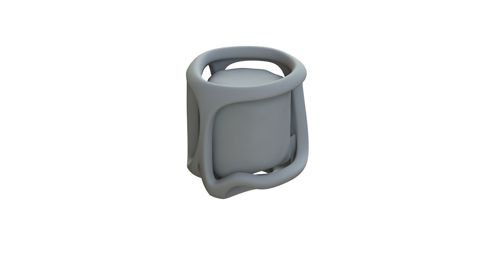 SciFi Shape Object Low Poly Low-poly 3D model_11