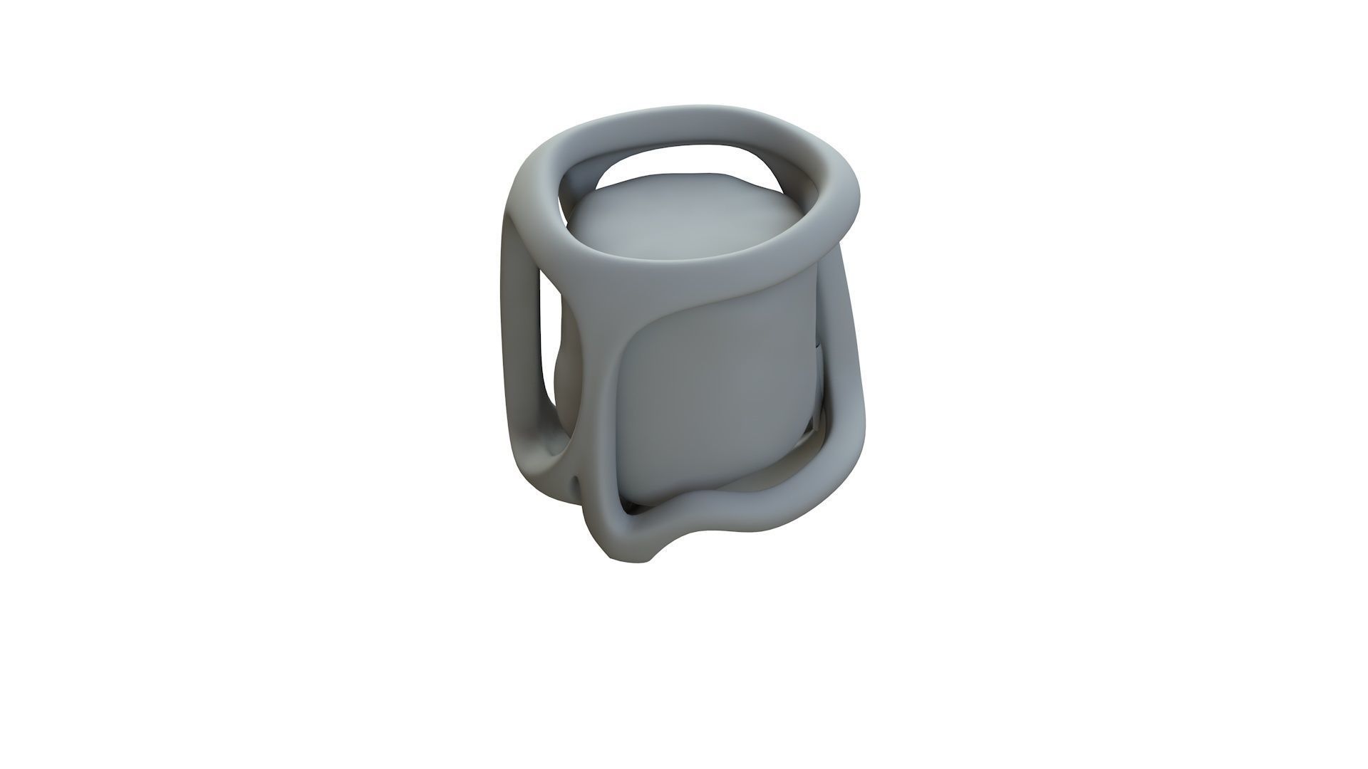 SciFi Shape Object Low Poly Low-poly 3D model_13