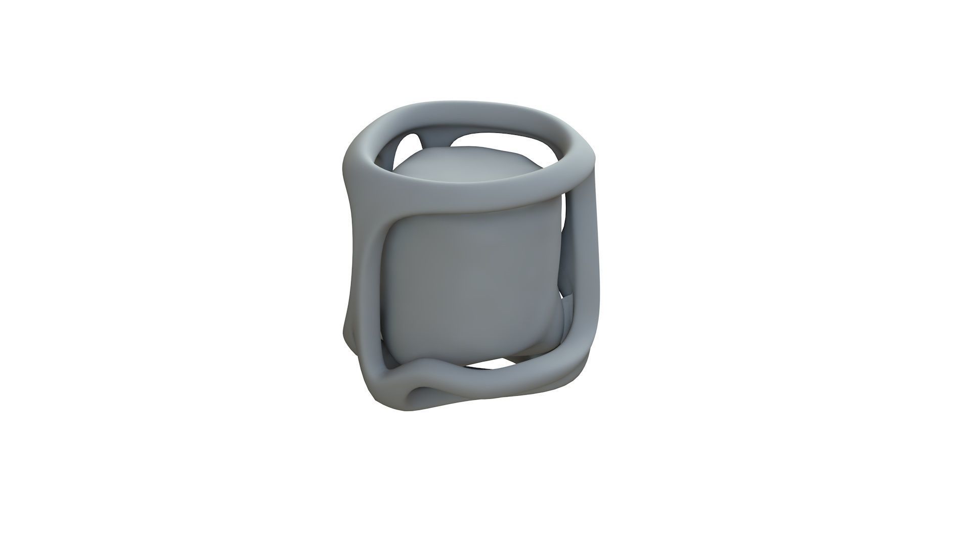 SciFi Shape Object Low Poly Low-poly 3D model_10