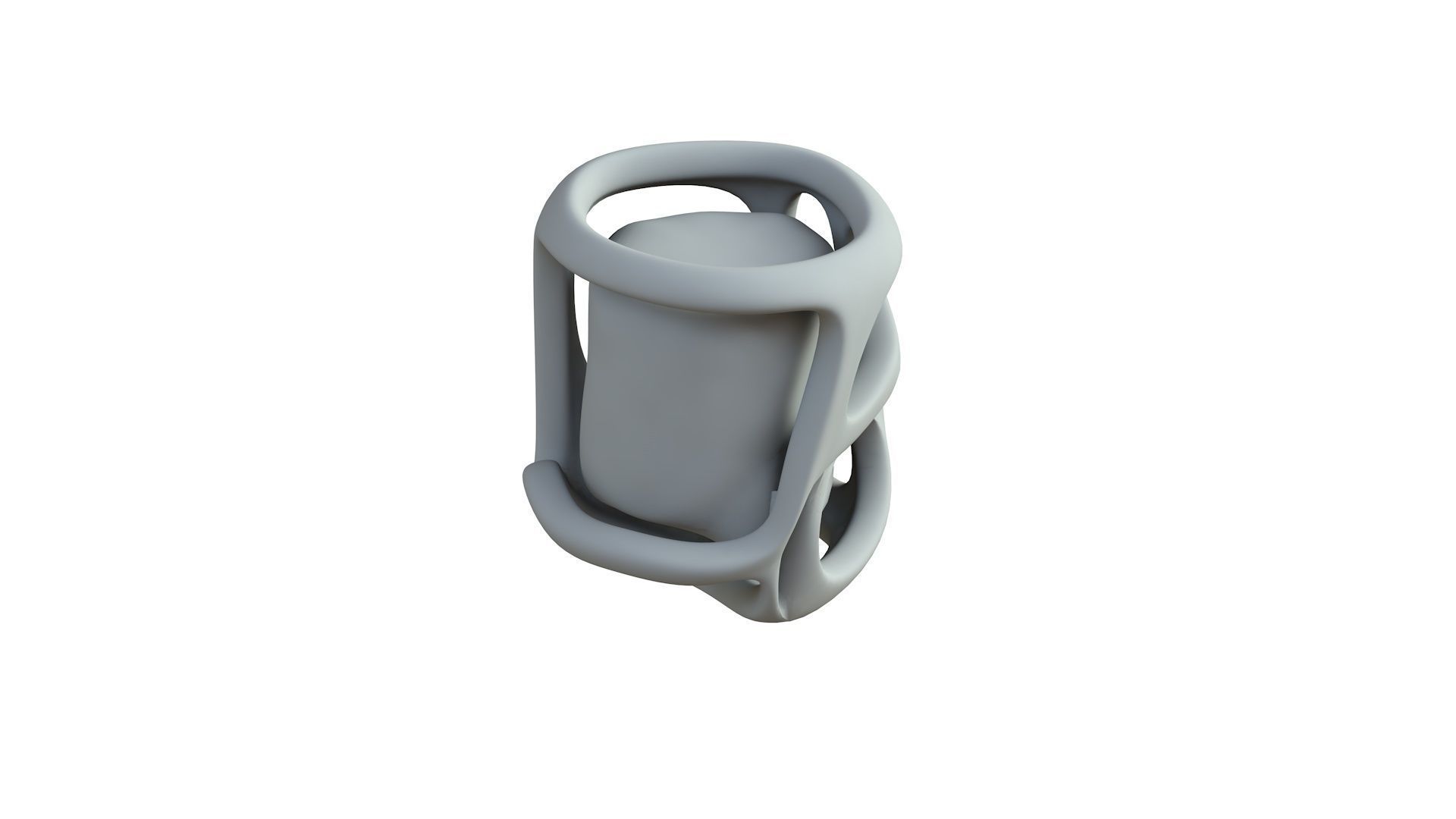 SciFi Shape Object Low Poly Low-poly 3D model_6