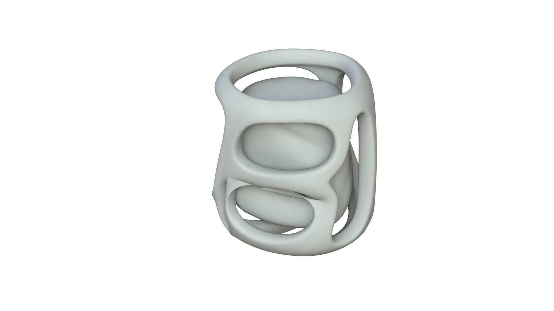 SciFi Shape Object Low Poly Low-poly 3D model_2