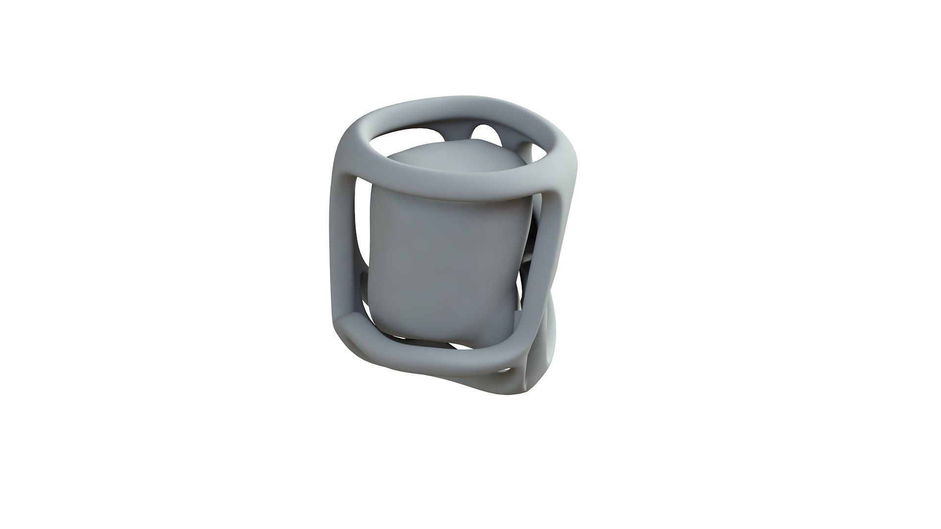 SciFi Shape Object Low Poly Low-poly 3D model_7