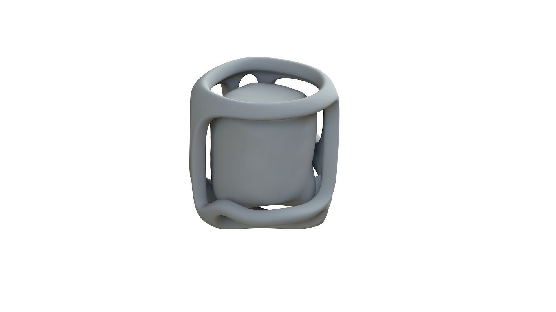 SciFi Shape Object Low Poly Low-poly 3D model_9