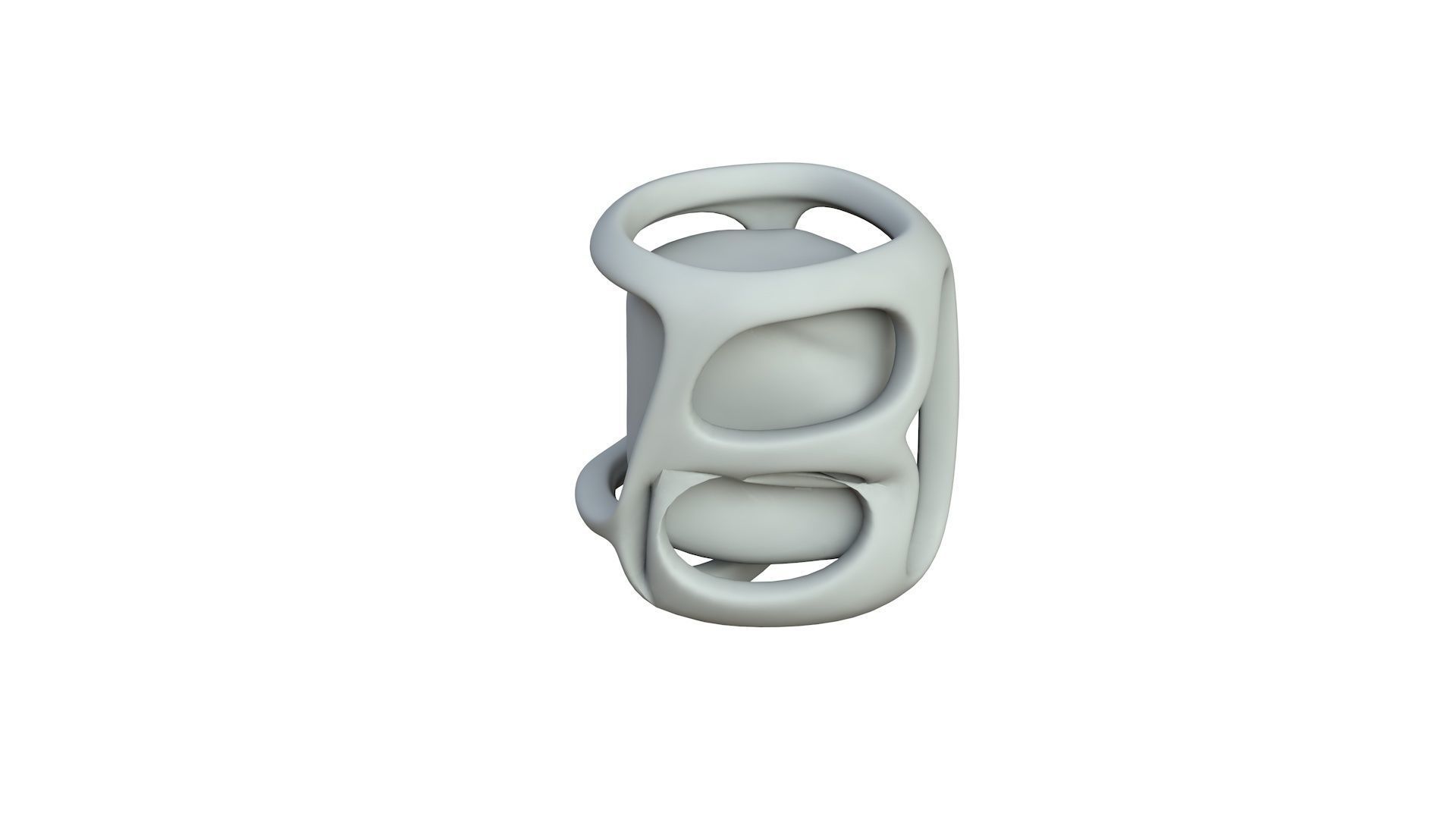 SciFi Shape Object Low Poly Low-poly 3D model_3