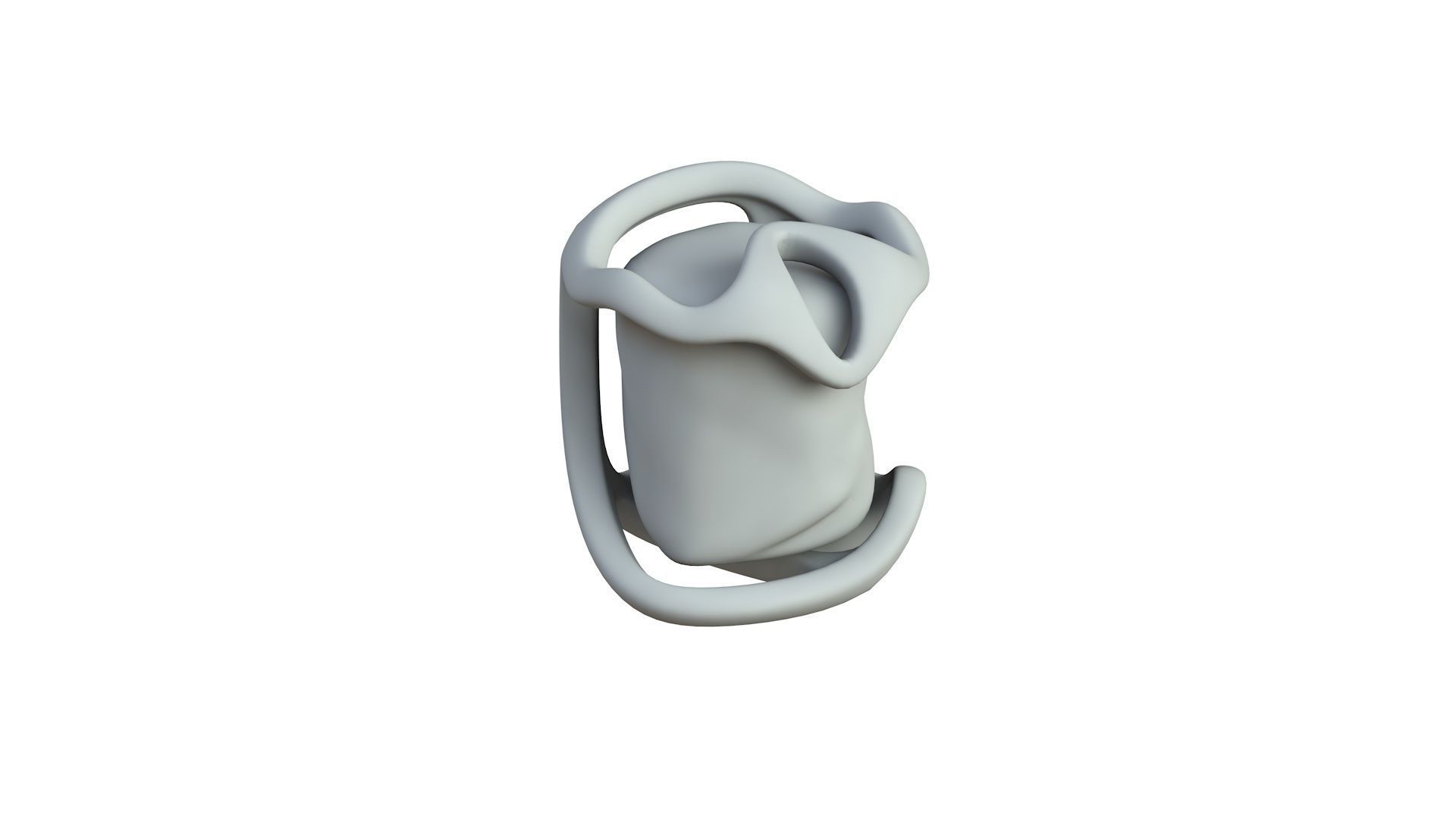 SciFi Shape Object Low Poly Low-poly 3D model_4