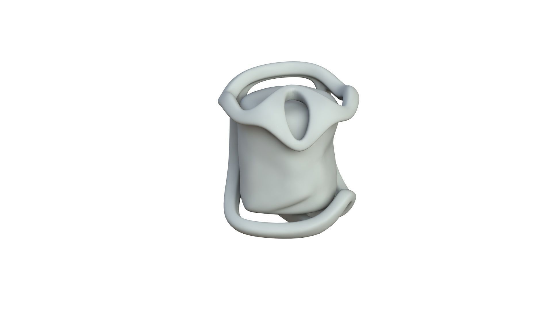 SciFi Shape Object Low Poly Low-poly 3D model_3