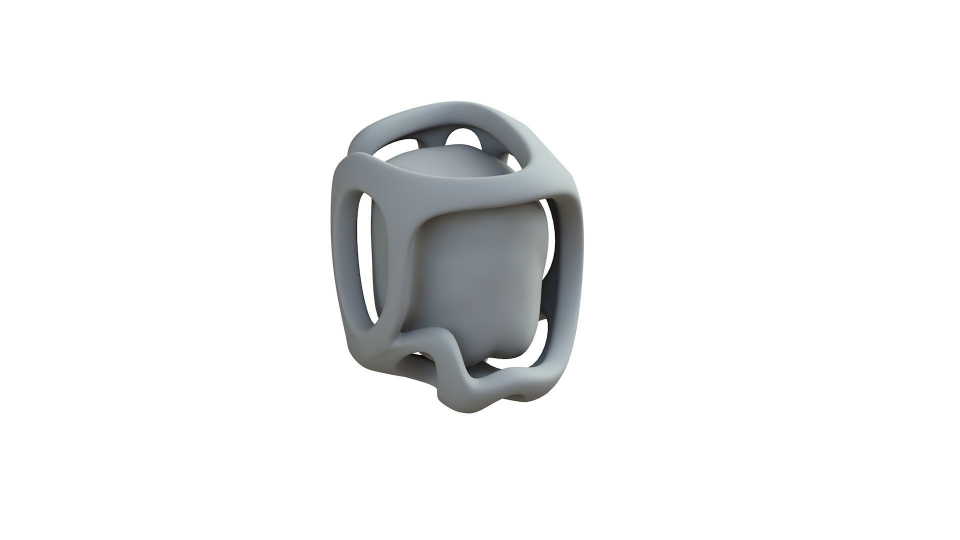 SciFi Shape Object Low Poly Low-poly 3D model_8