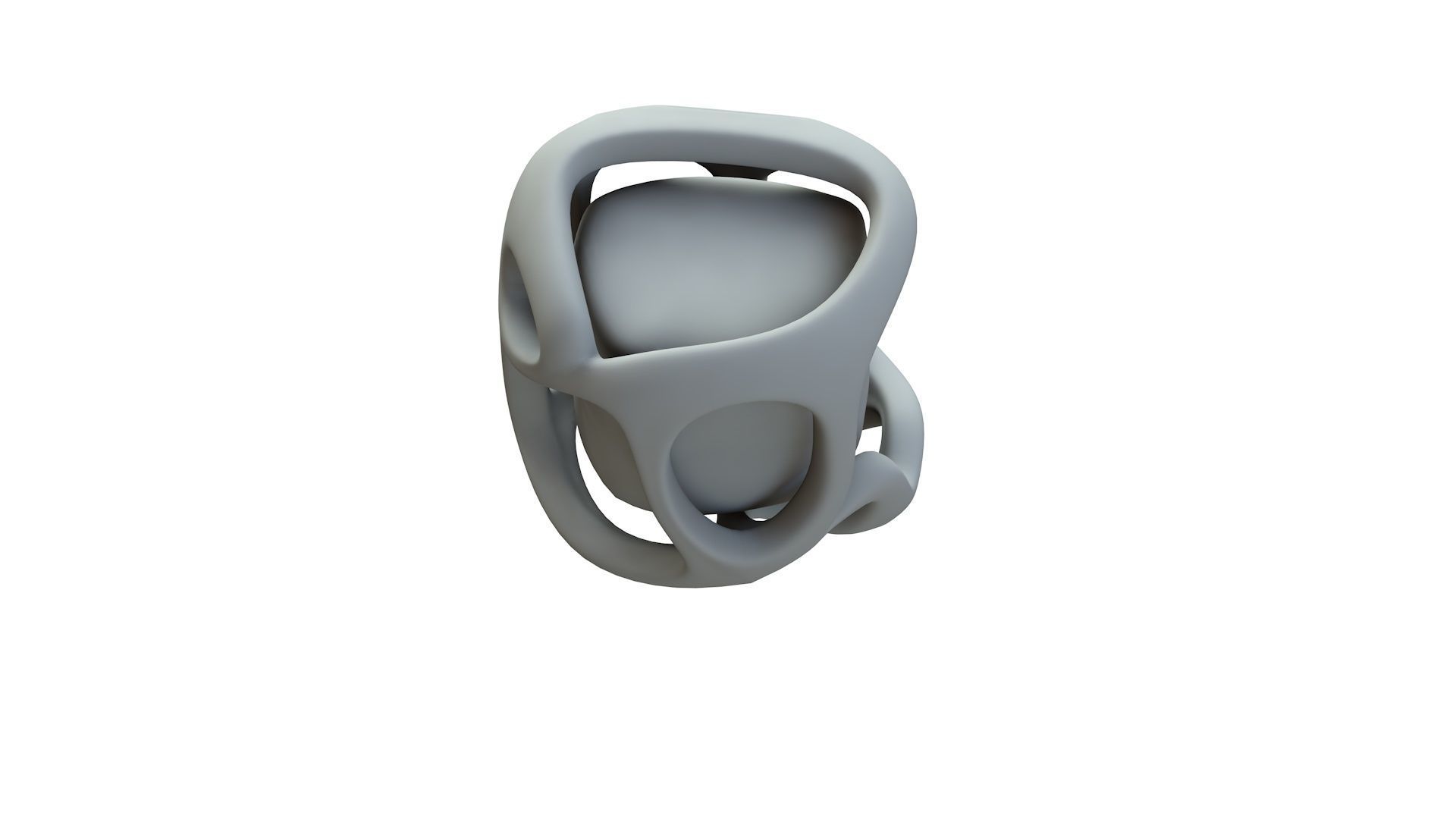 SciFi Shape Object Low Poly Low-poly 3D model_17