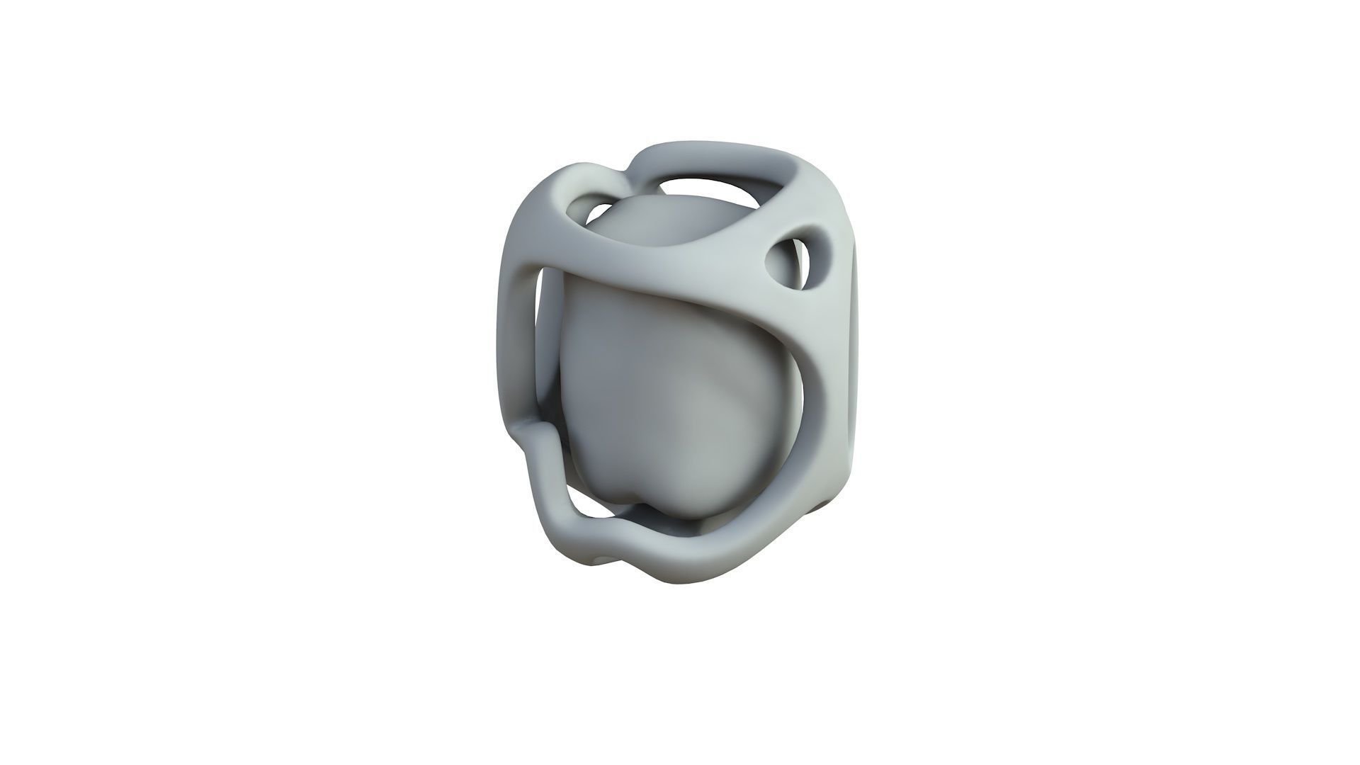 SciFi Shape Object Low Poly Low-poly 3D model_5