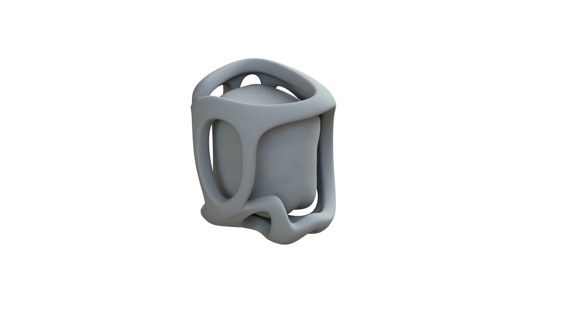 SciFi Shape Object Low Poly Low-poly 3D model_9