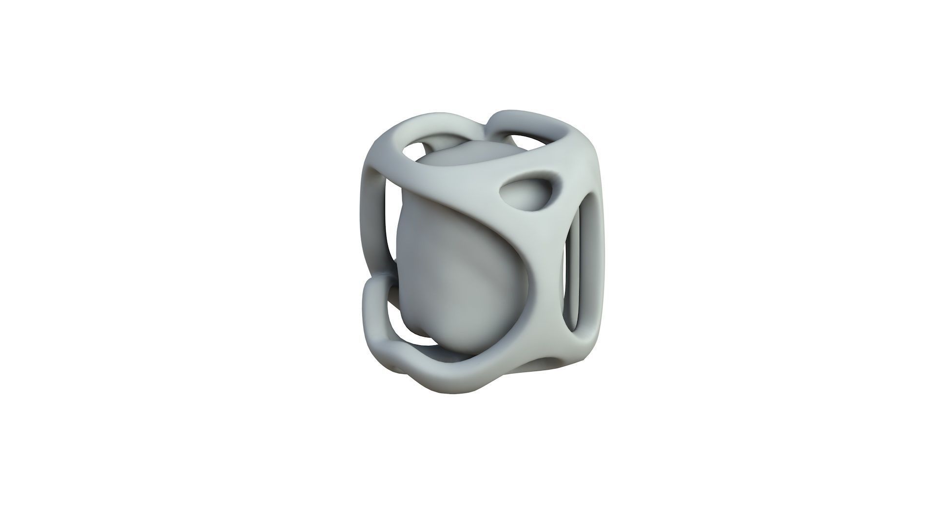 SciFi Shape Object Low Poly Low-poly 3D model_4