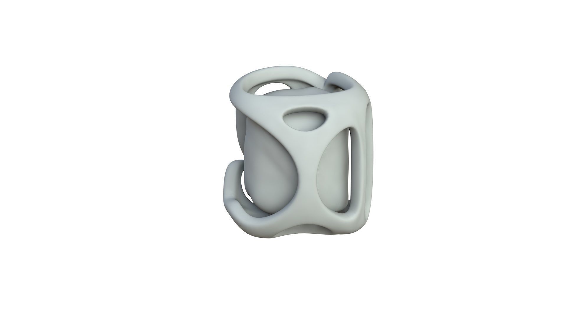 SciFi Shape Object Low Poly Low-poly 3D model_3