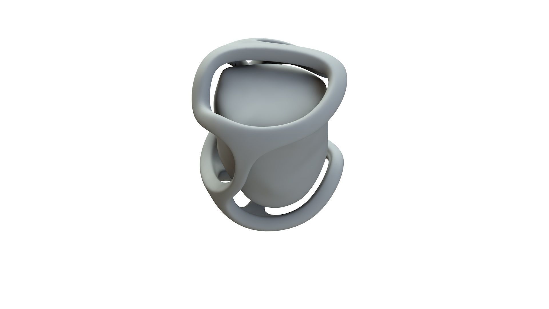 SciFi Shape Object Low Poly Low-poly 3D model_15