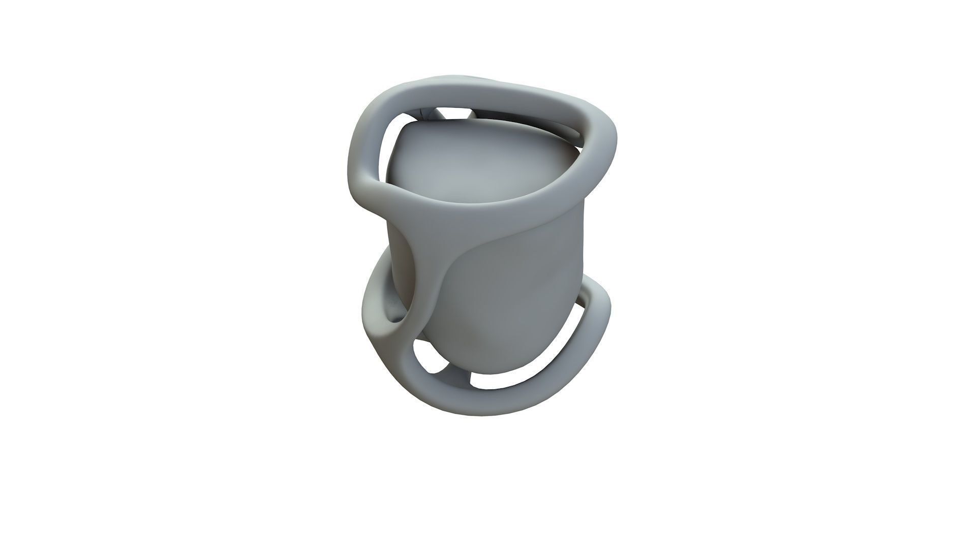 SciFi Shape Object Low Poly Low-poly 3D model_14