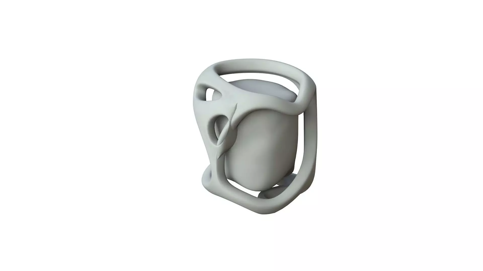 SciFi Shape Object Low Poly Low-poly 3D model_0