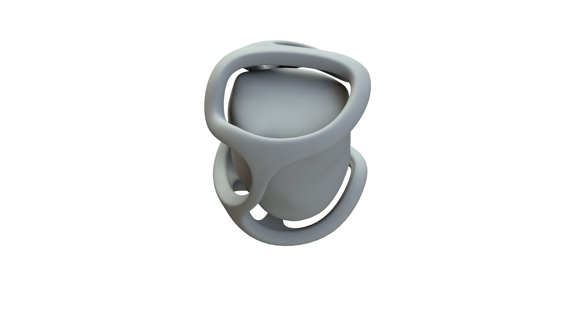 SciFi Shape Object Low Poly Low-poly 3D model_16