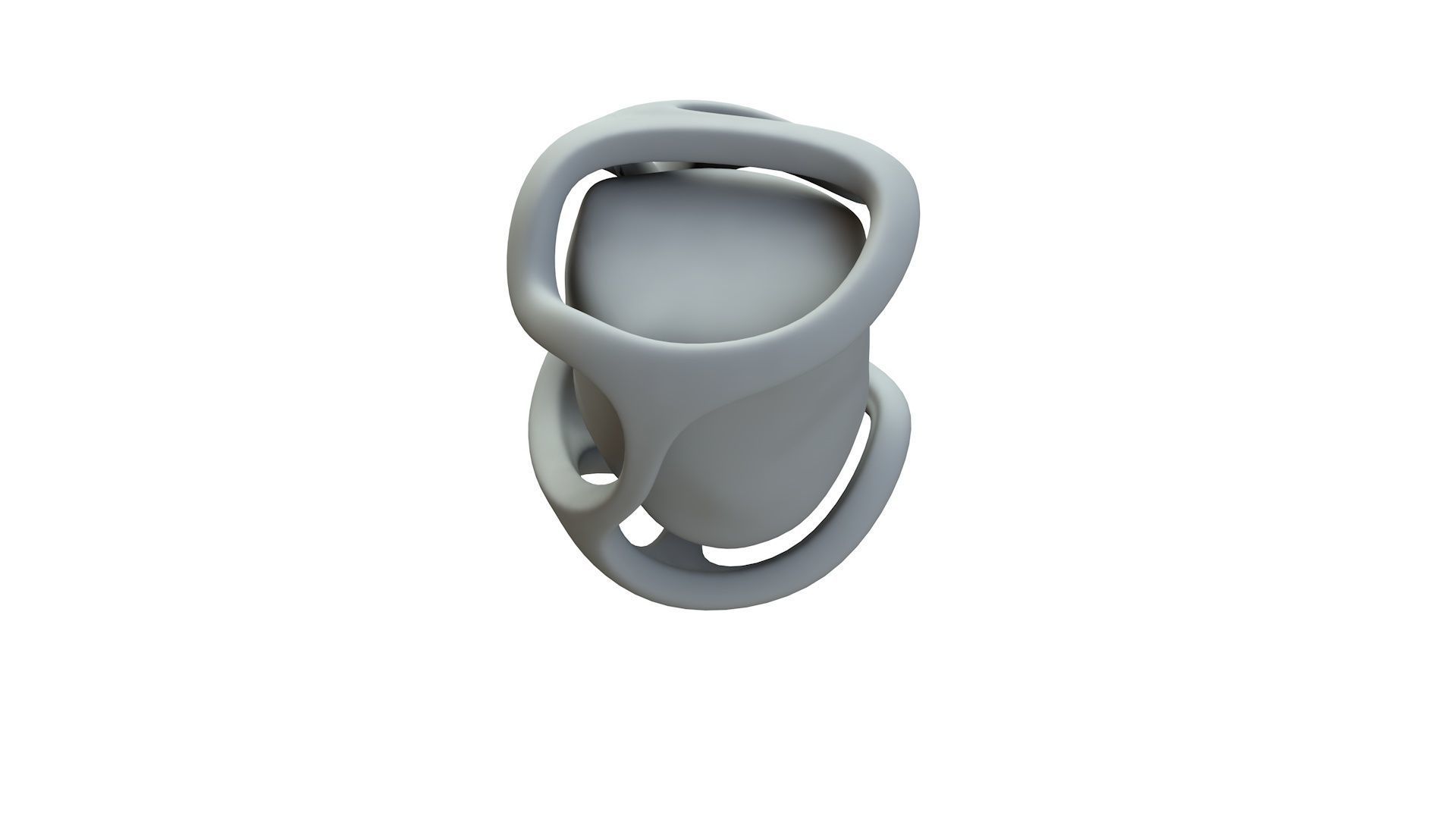 SciFi Shape Object Low Poly Low-poly 3D model_17