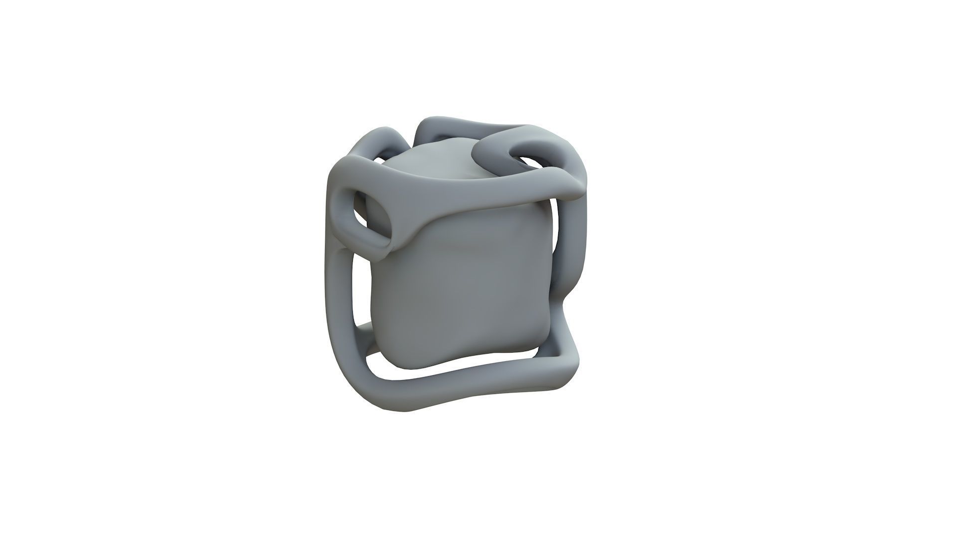 SciFi Shape Object Low Poly Low-poly 3D model_10