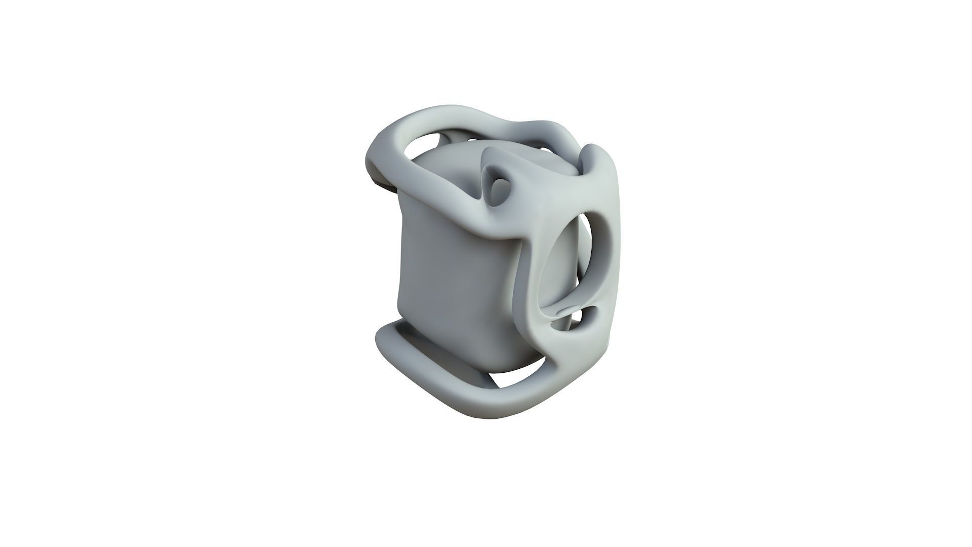 SciFi Shape Object Low Poly Low-poly 3D model_5