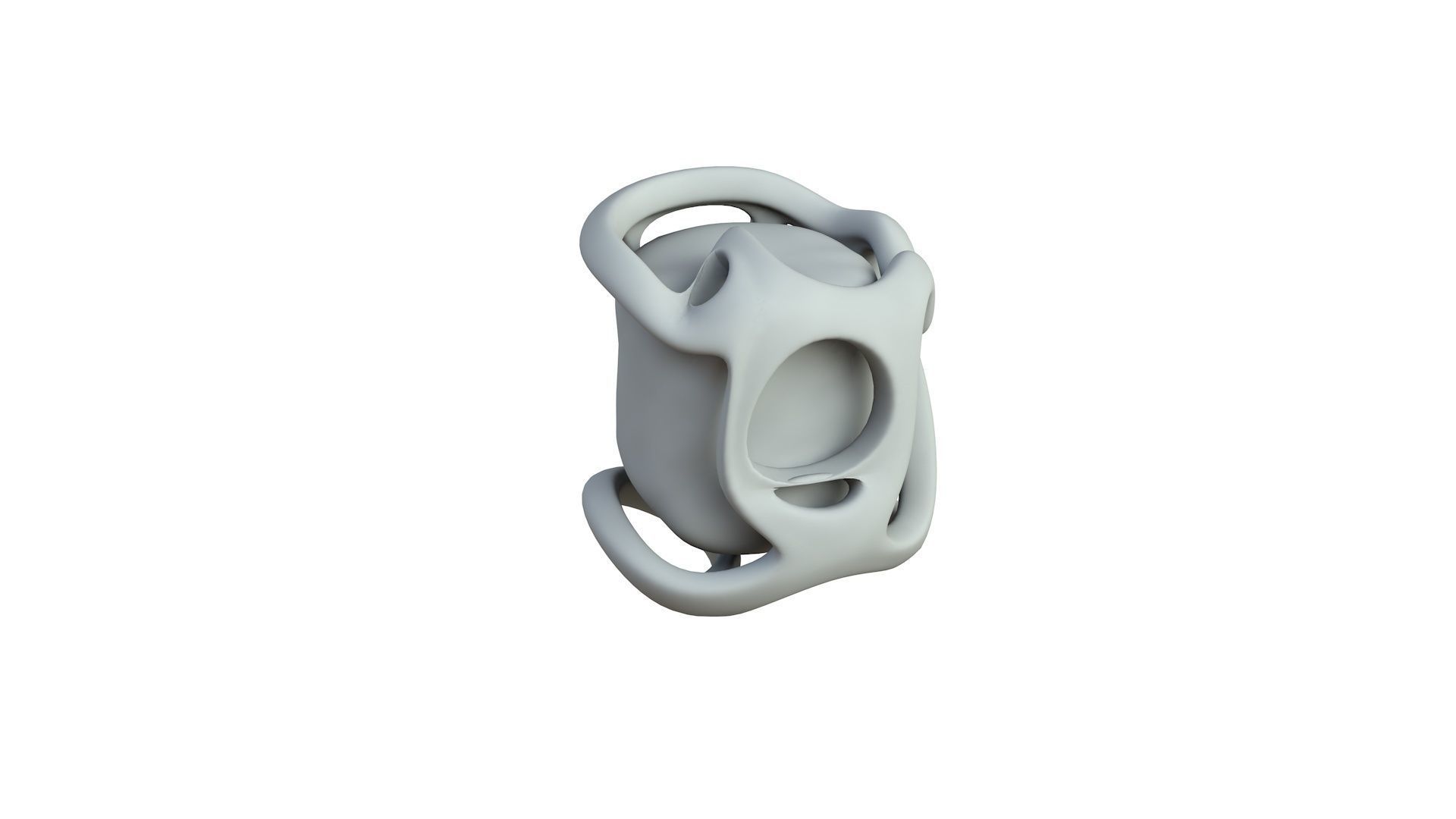 SciFi Shape Object Low Poly Low-poly 3D model_4