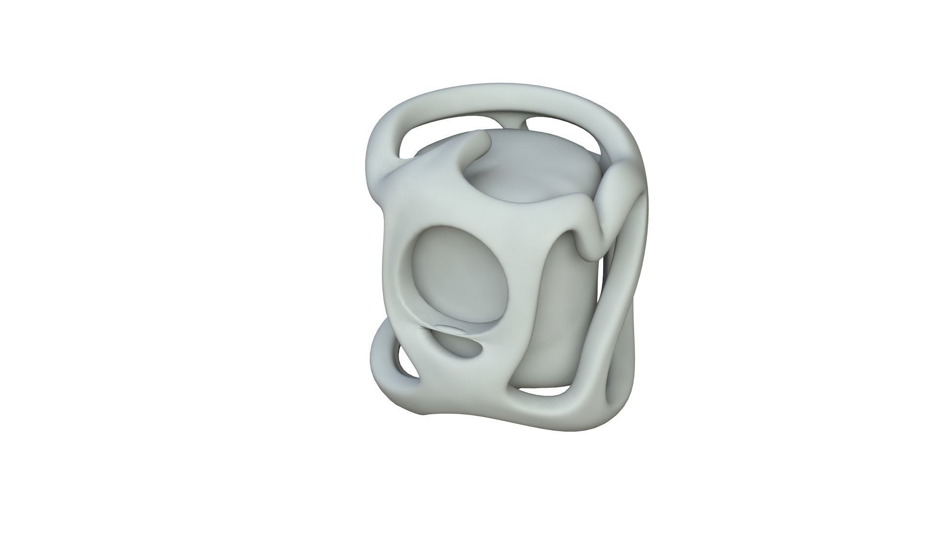 SciFi Shape Object Low Poly Low-poly 3D model_2