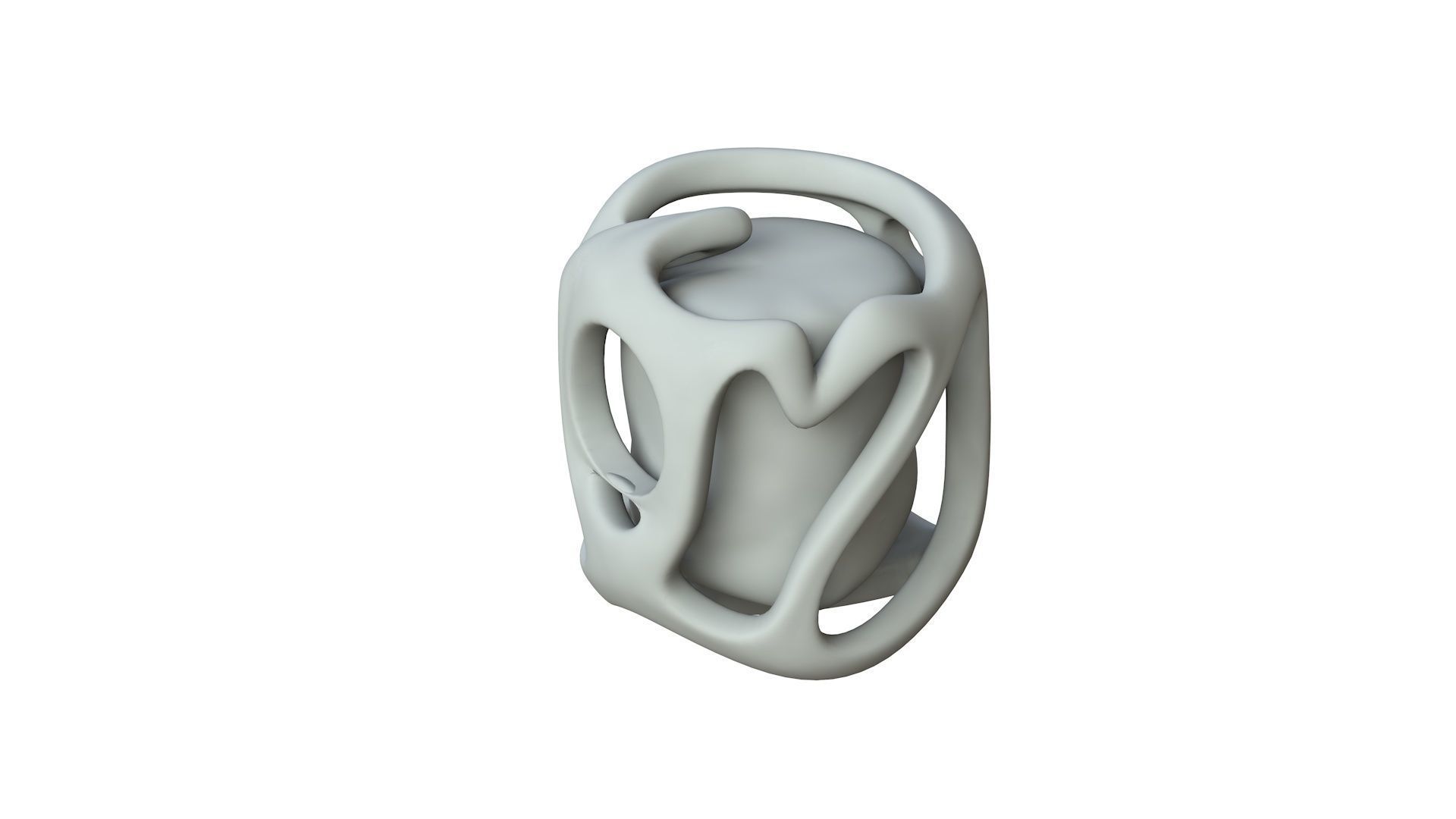 SciFi Shape Object Low Poly Low-poly 3D model_1