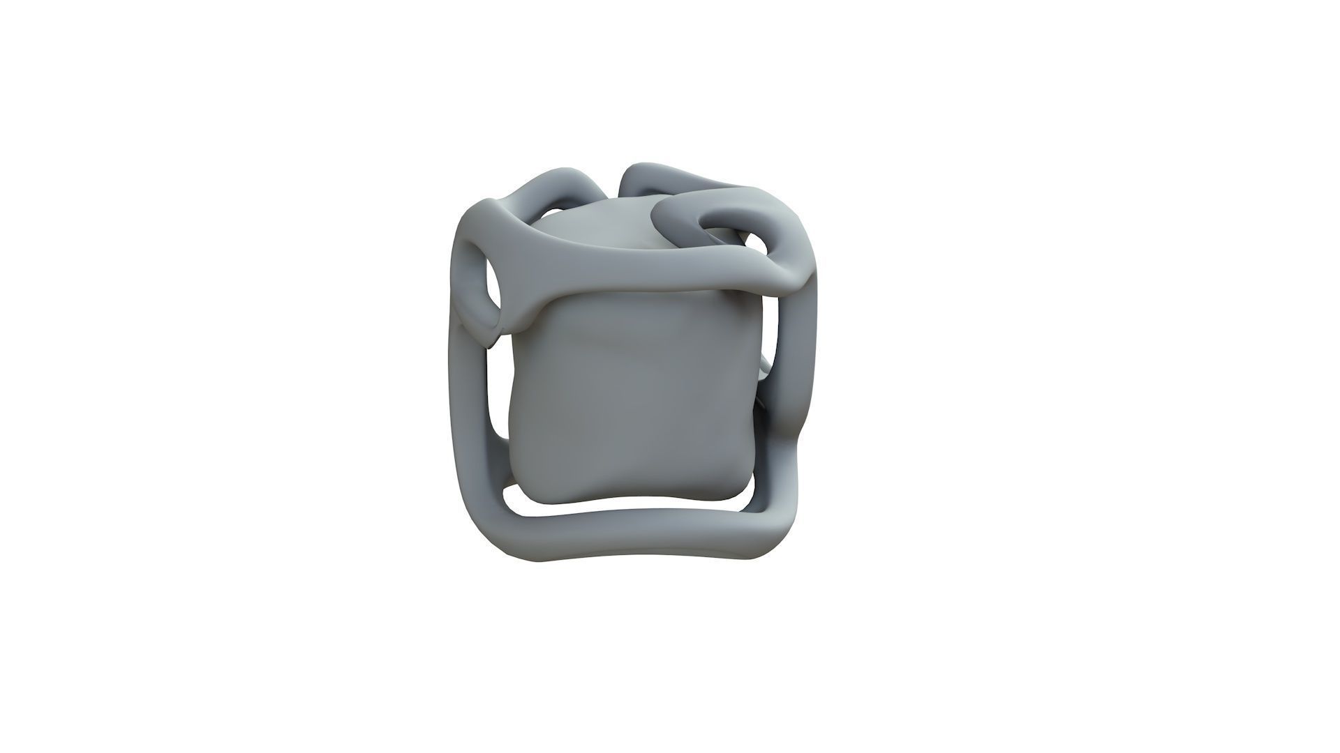 SciFi Shape Object Low Poly Low-poly 3D model_9