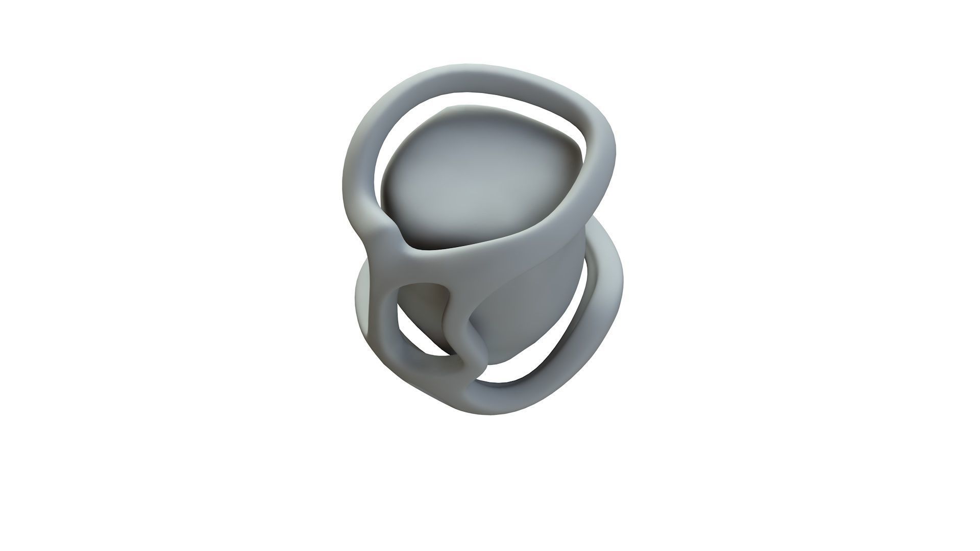 SciFi Shape Object Low Poly Low-poly 3D model_17