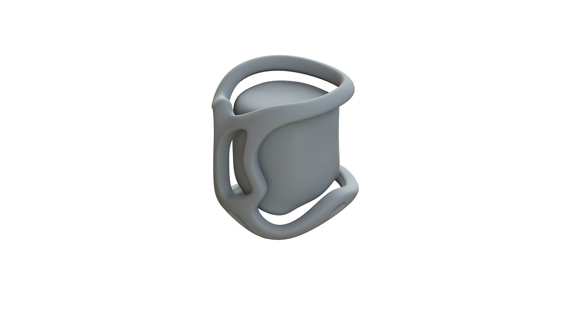 SciFi Shape Object Low Poly Low-poly 3D model_11