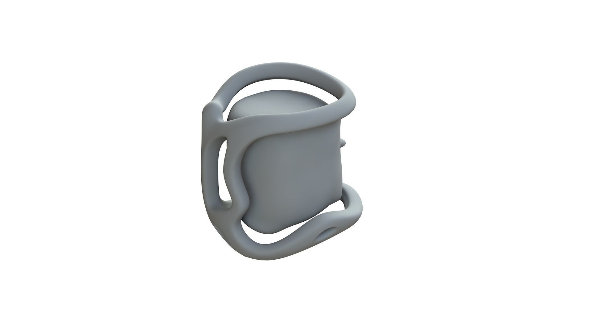 SciFi Shape Object Low Poly Low-poly 3D model_10