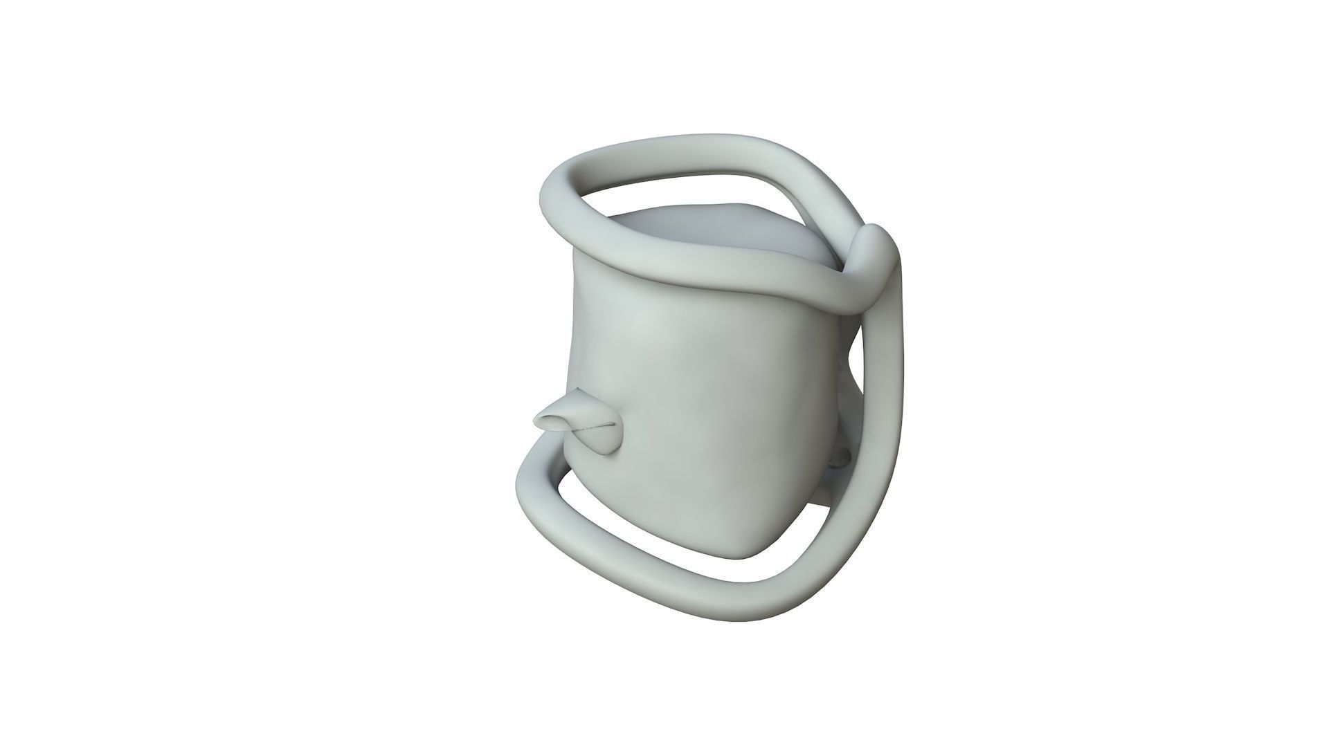 SciFi Shape Object Low Poly Low-poly 3D model_1