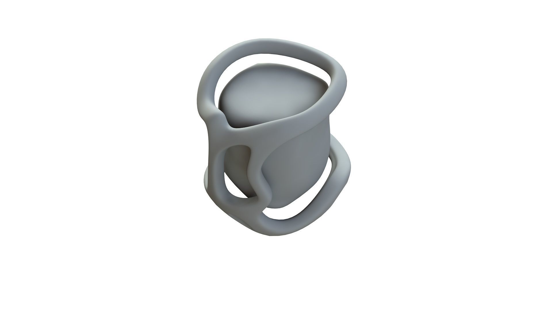 SciFi Shape Object Low Poly Low-poly 3D model_14