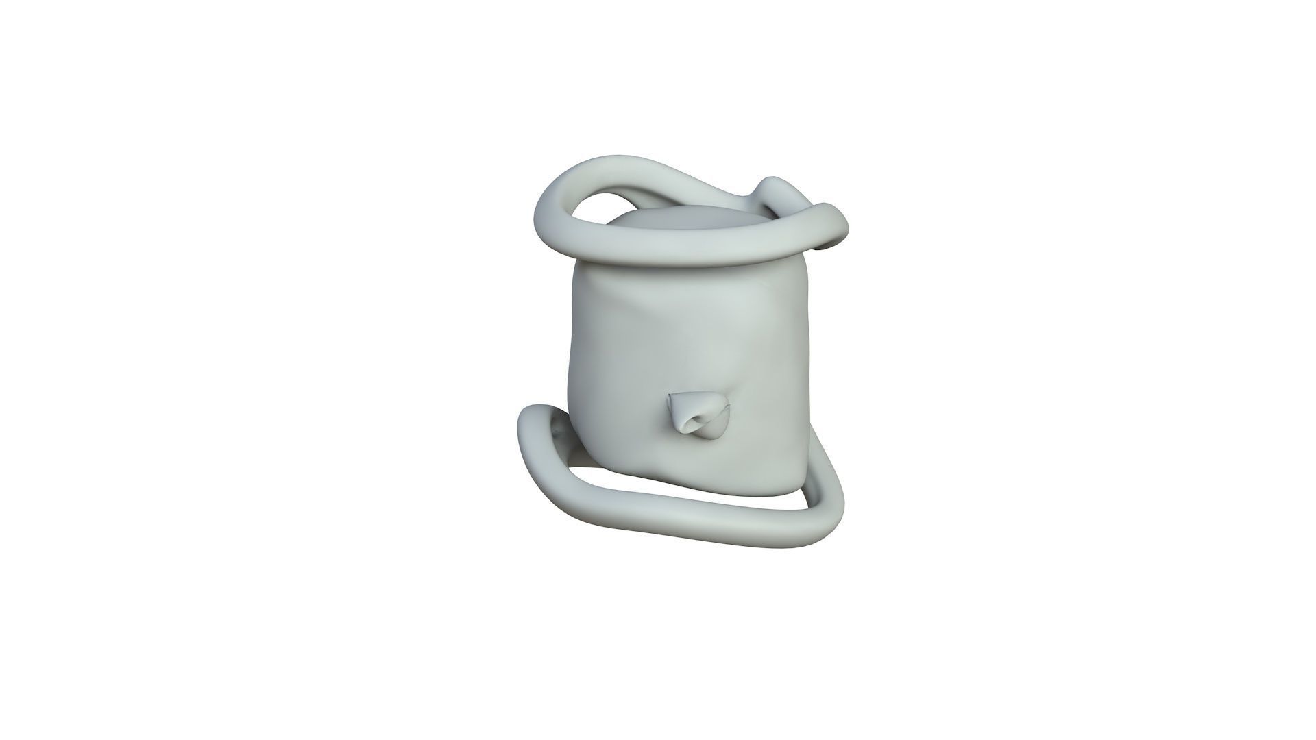 SciFi Shape Object Low Poly Low-poly 3D model_3