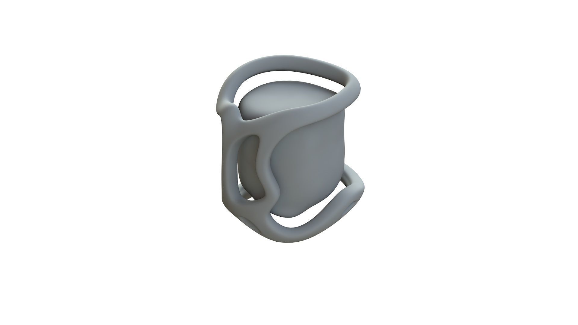 SciFi Shape Object Low Poly Low-poly 3D model_12