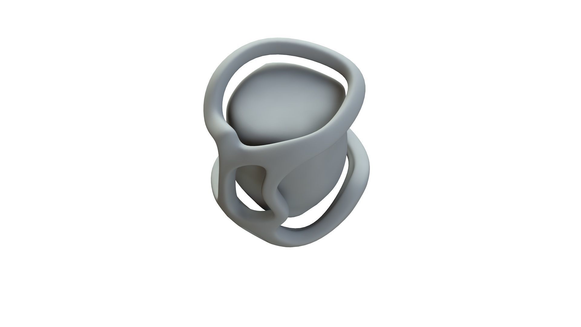 SciFi Shape Object Low Poly Low-poly 3D model_15