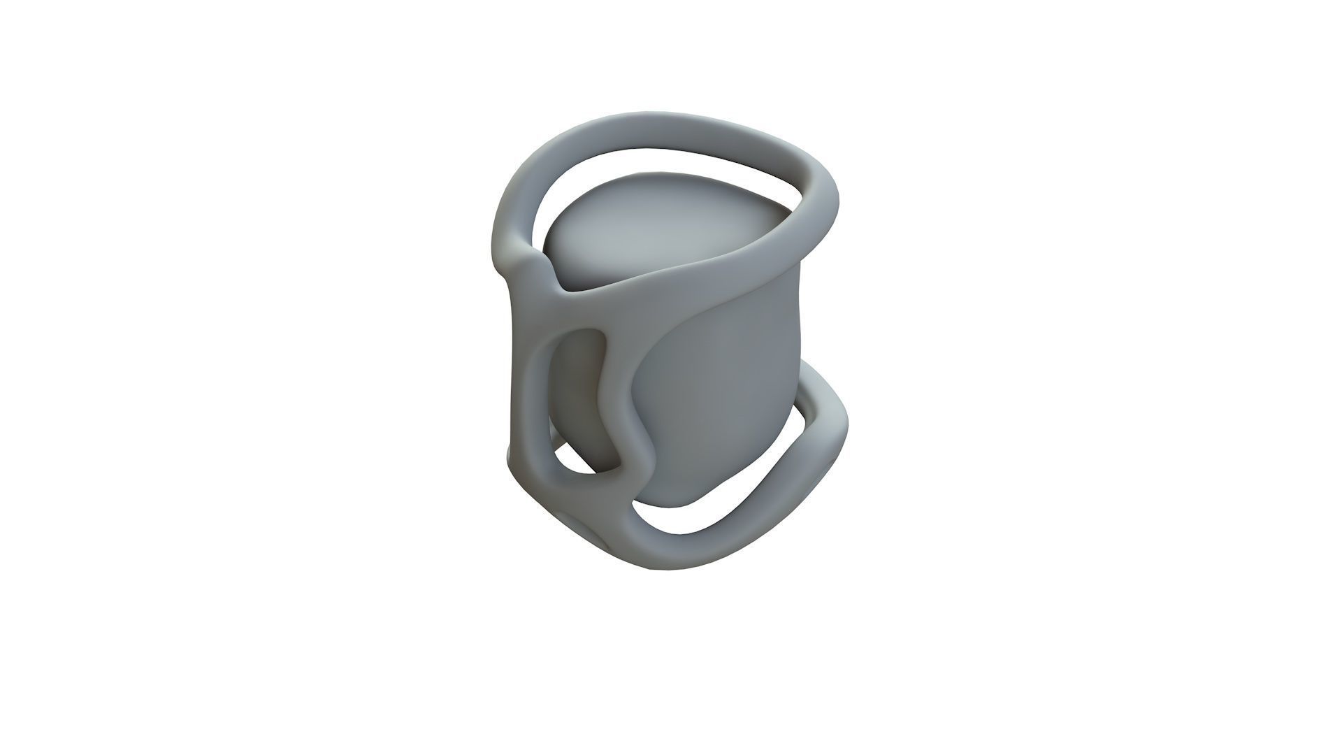 SciFi Shape Object Low Poly Low-poly 3D model_13