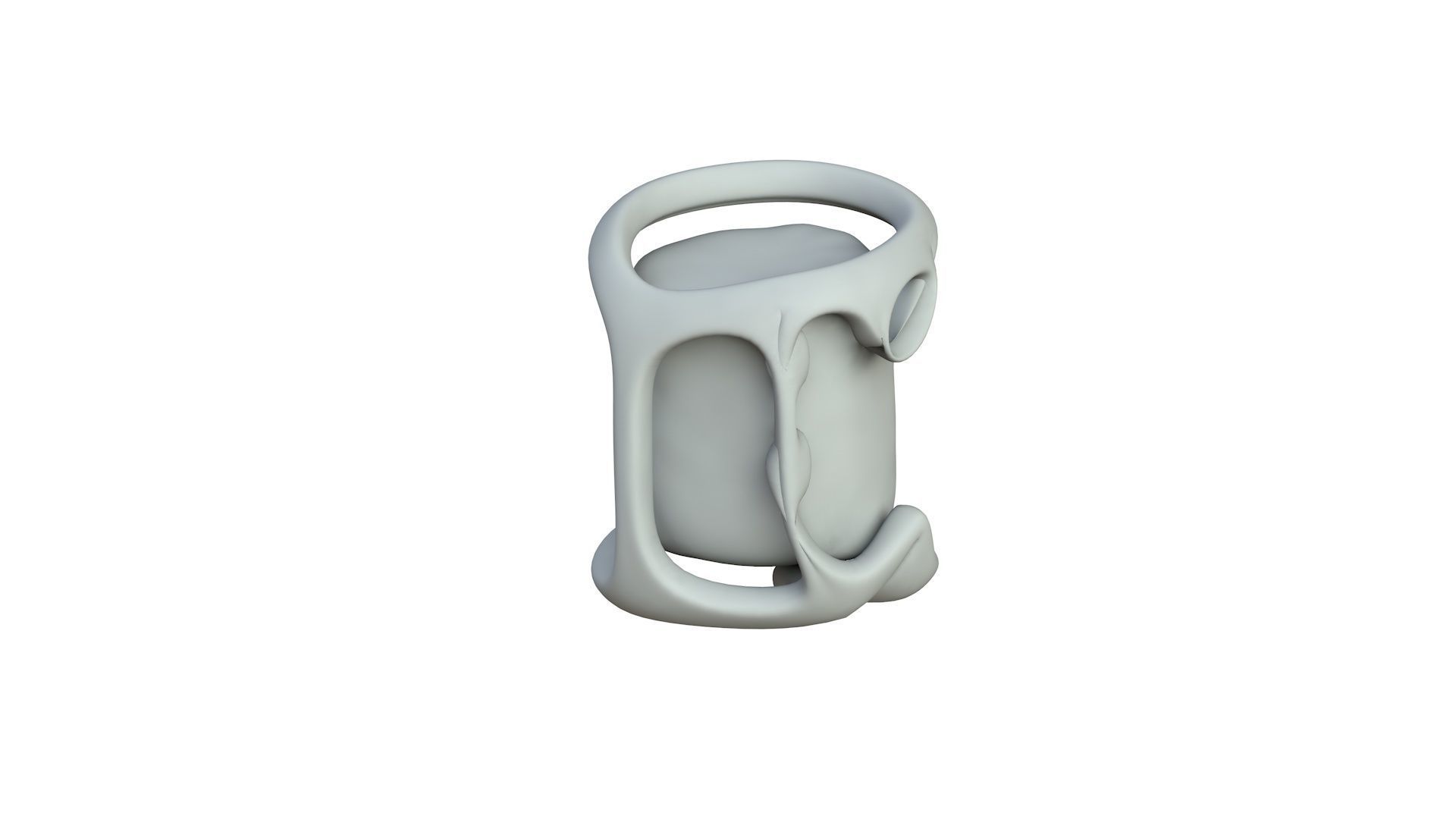 SciFi Shape Object Low Poly Low-poly 3D model_3