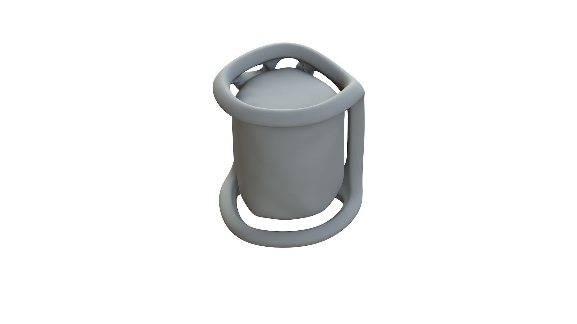 SciFi Shape Object Low Poly Low-poly 3D model_13