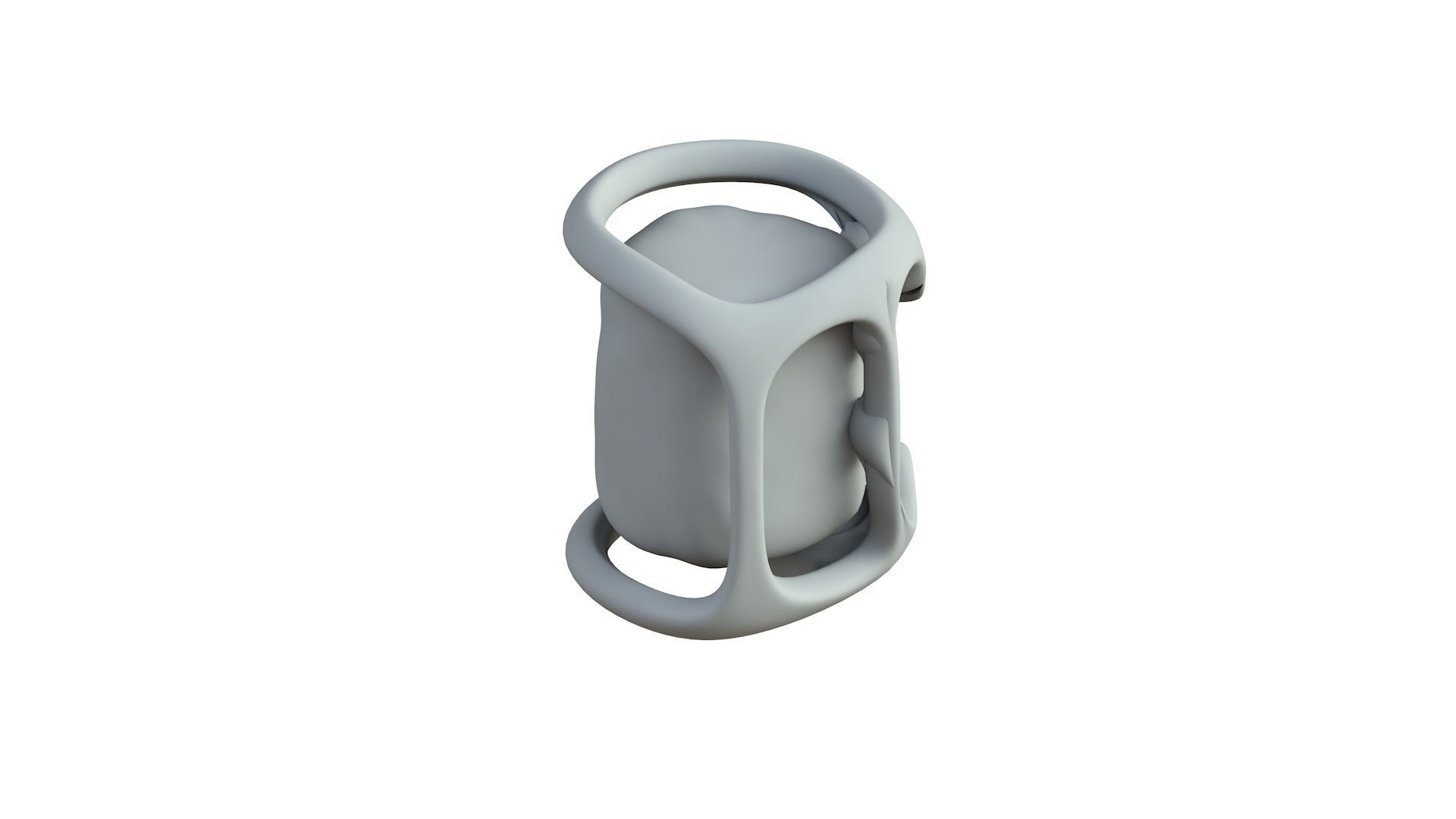 SciFi Shape Object Low Poly Low-poly 3D model_5