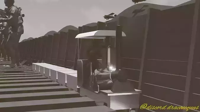 PRUSSIAN MILITARY LOCOMOTIVE NUMBER 447