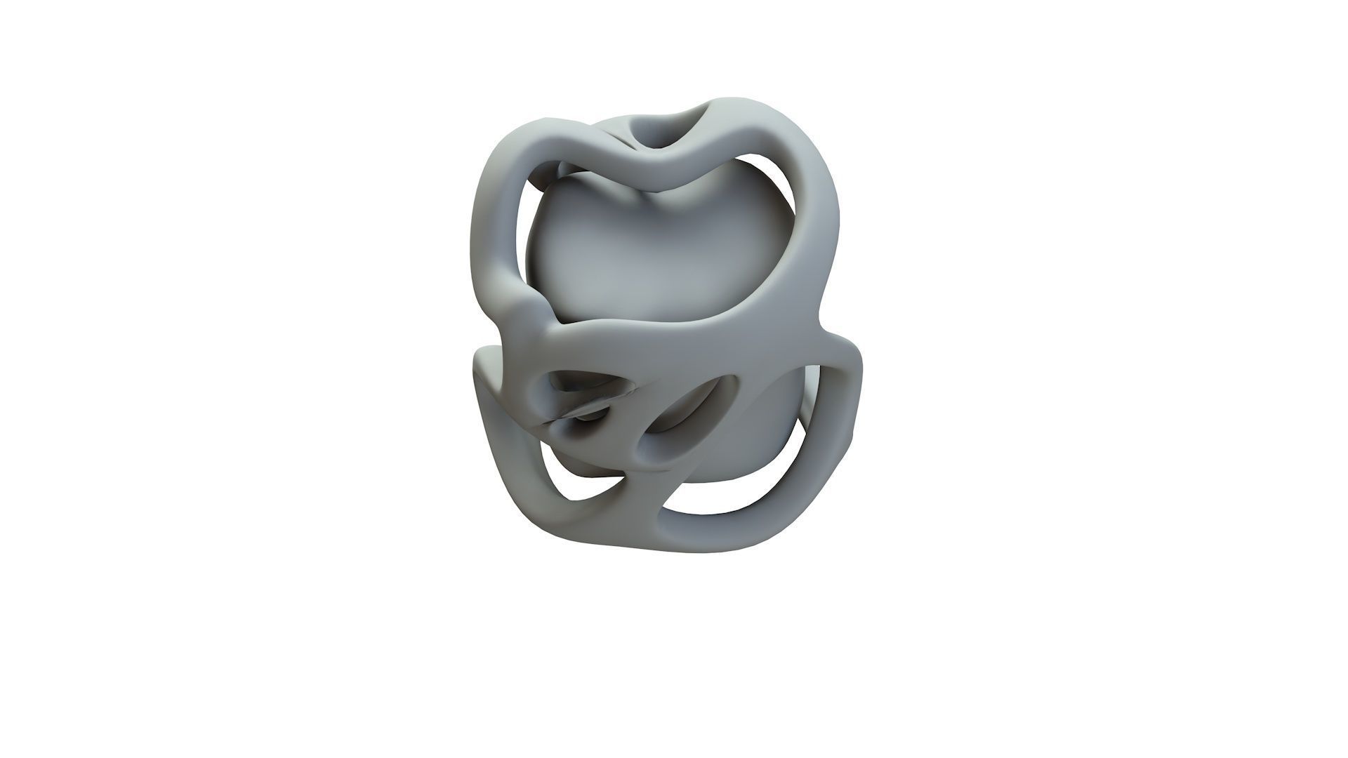 SciFi Shape Object Low Poly Low-poly 3D model_15