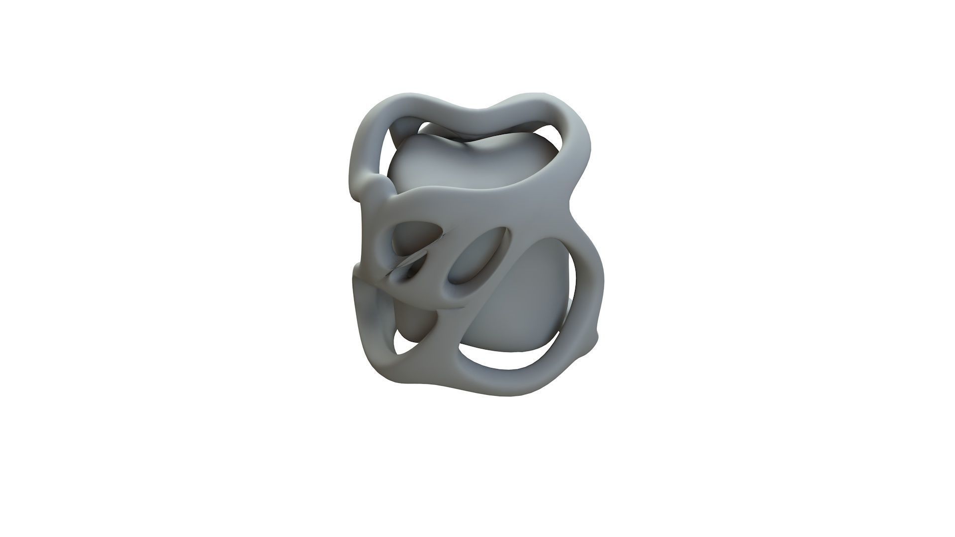 SciFi Shape Object Low Poly Low-poly 3D model_13