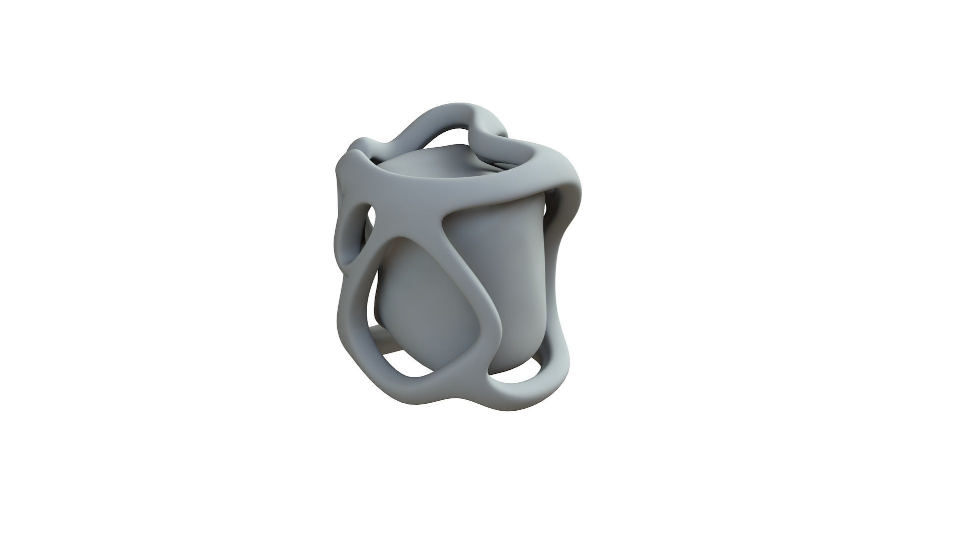 SciFi Shape Object Low Poly Low-poly 3D model_8