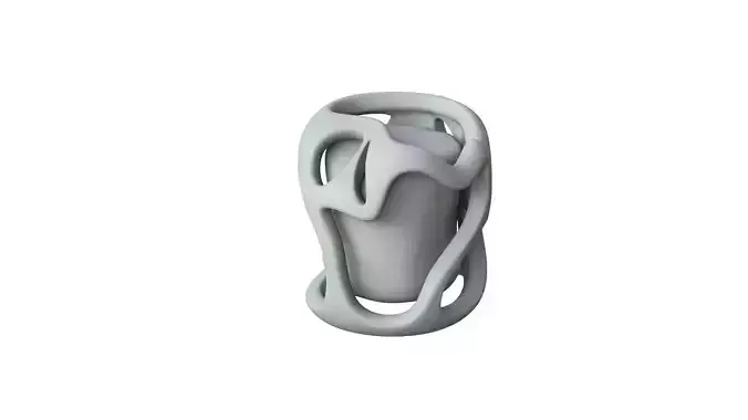 SciFi Shape Object Low Poly Low-poly 3D model