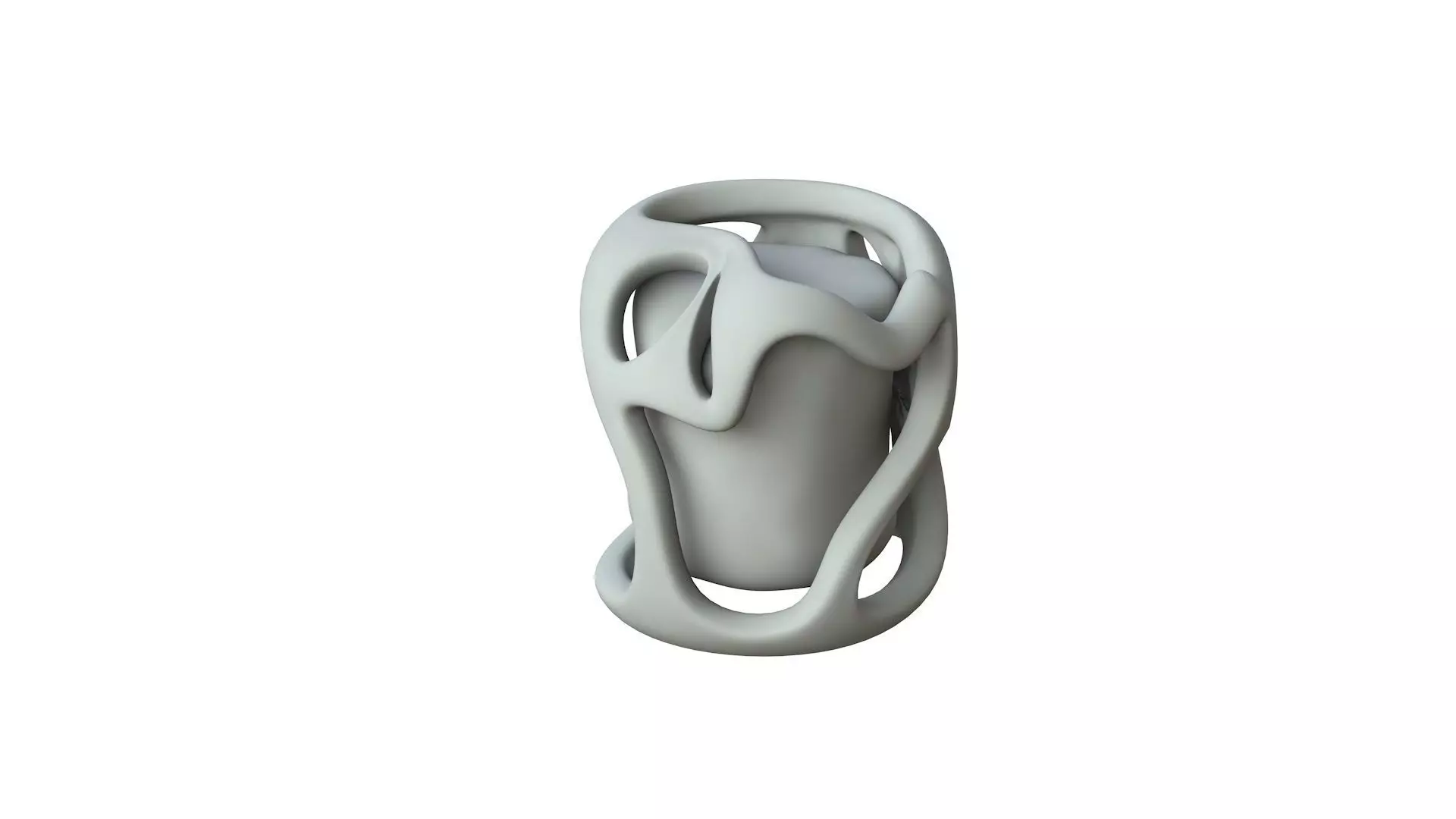 SciFi Shape Object Low Poly Low-poly 3D model_0